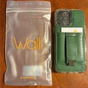 Walli phone case for iPhone 14 Pro Max Green